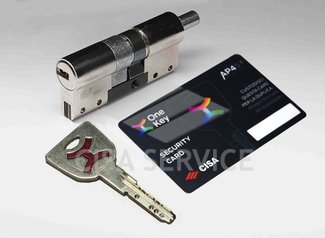 OP3M2.07.0.12 Cisa AP4 S MODULO цилиндр усиленный 70 (40x30) ключ/вертушка (никель) 3 ключа